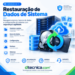 Restauração de dados referente a softwares